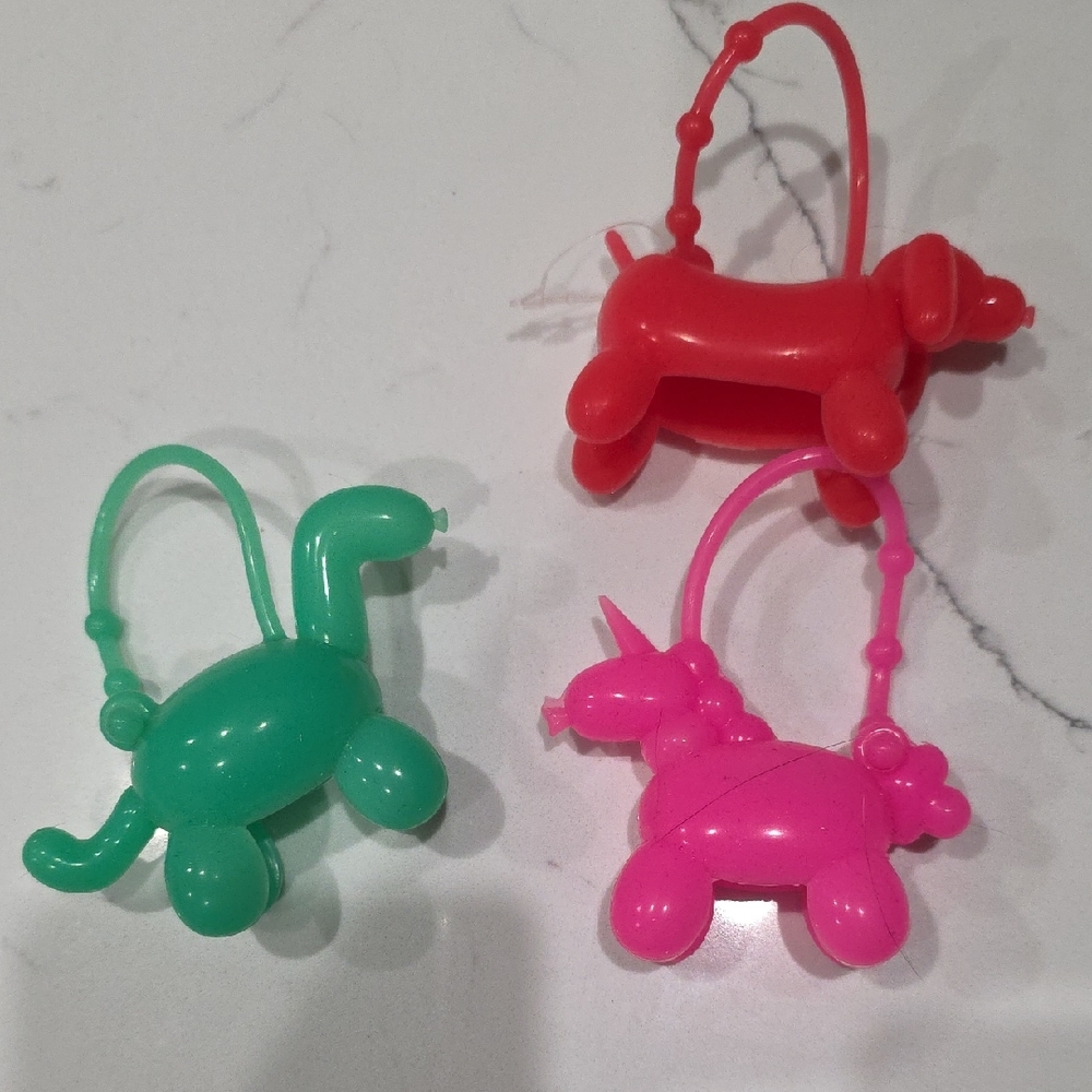 Set Of 3 Animal Balloon Bath & Body Works Pocketbac Holders RARE